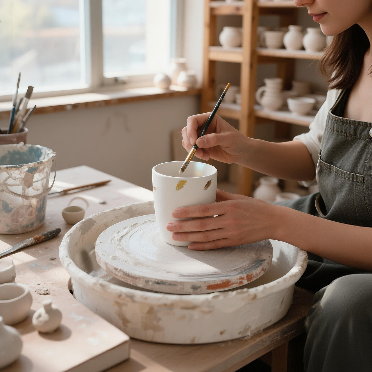 跨境电商 - 亚马逊手工调色盘套装拍摄设计