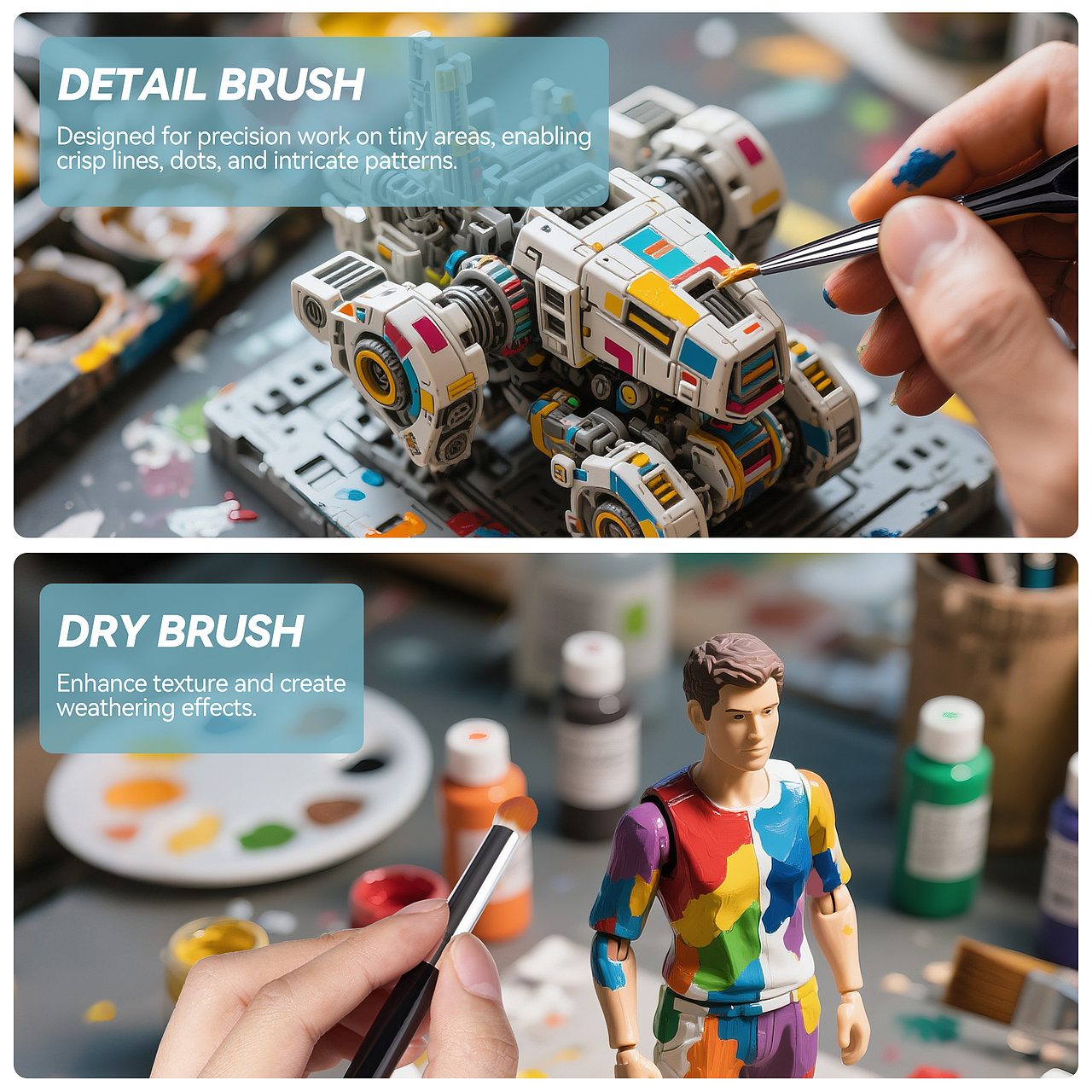 跨境电商 - 亚马逊细节话刷套装拍摄设计