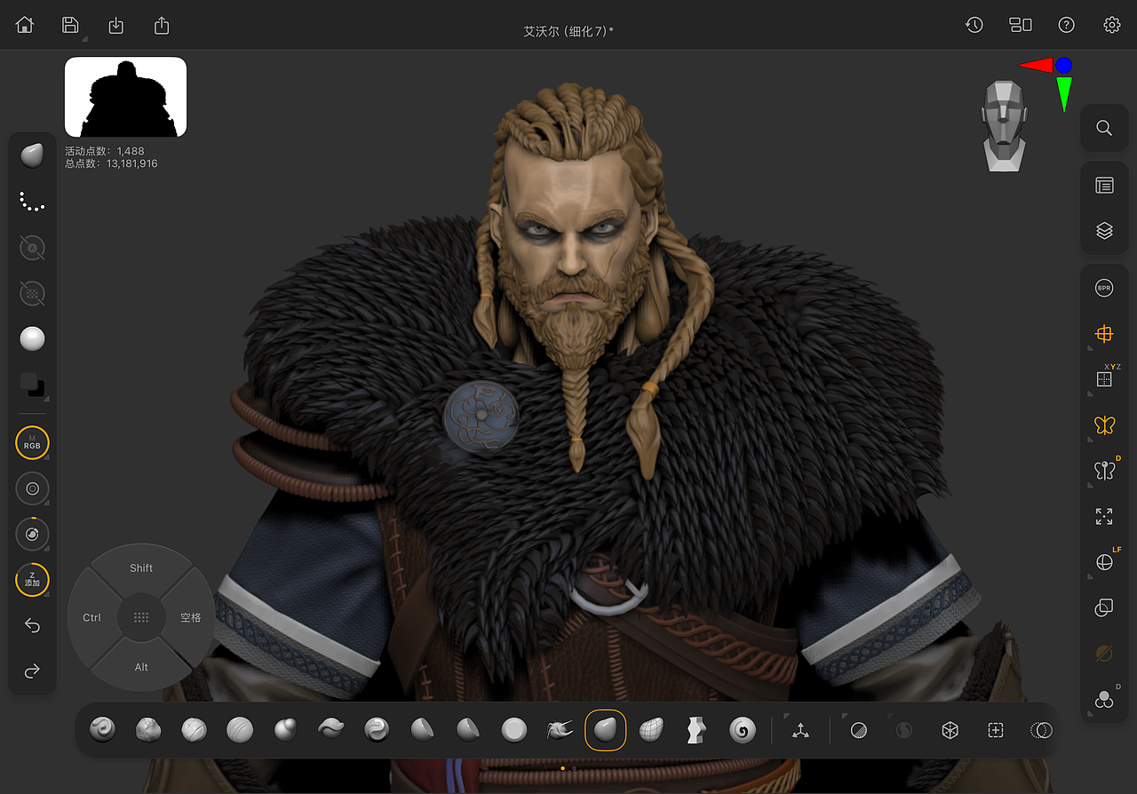 《刺客信条》角色艾沃尔（图ZNDAwMzA2NzQ4） - 人物/生物 - 站酷设计师船长永远有办法原创素材 - 站酷ZCOOL