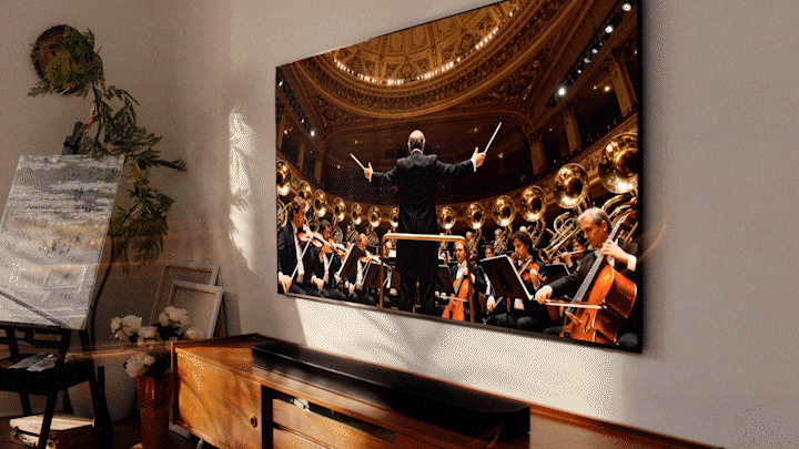 三星 Samsung X8F AI Mini LED｜你的第一台AI艺术大屏（图ZNDAwMzA5NjM2） - 产品 - 站酷设计师Morning视觉原创素材 - 站酷ZCOOL