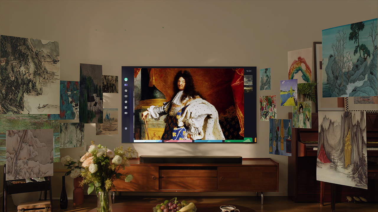 三星 Samsung X8F AI Mini LED｜你的第一台AI艺术大屏（图ZNDAwMzA5NjY4） - 产品 - 站酷设计师Morning视觉原创素材 - 站酷ZCOOL