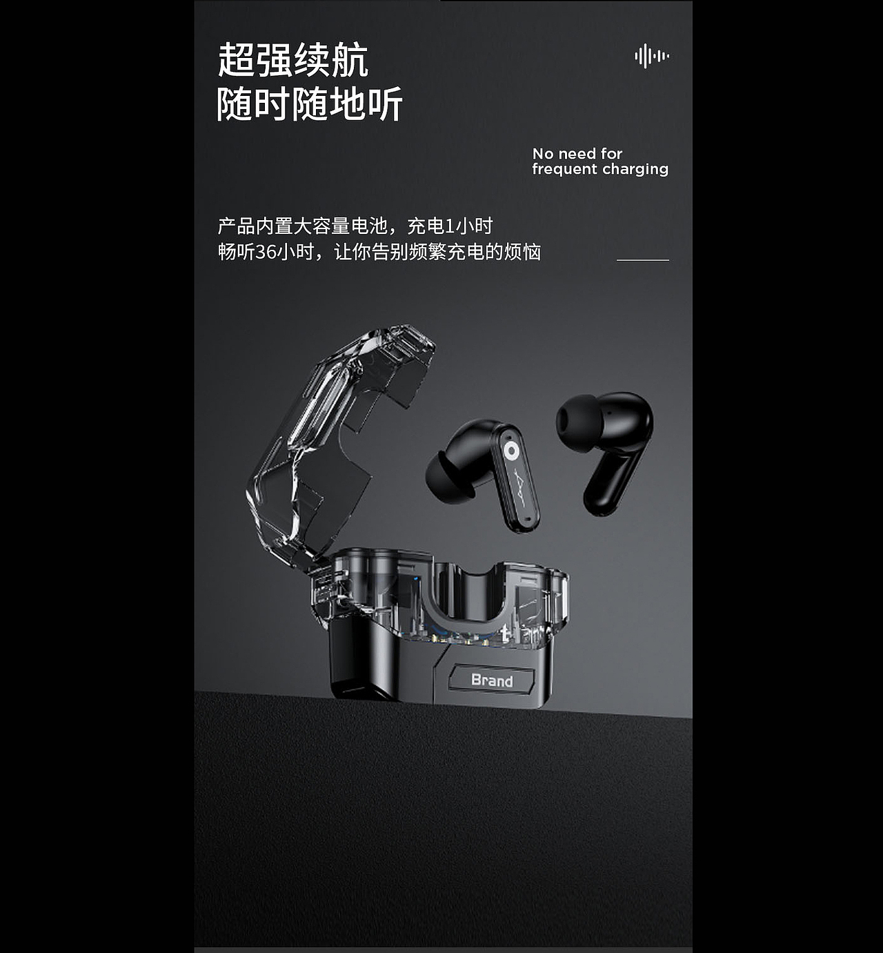 蓝牙耳机详情页（图ZNDAwMzE2NzIw） - 电商 - 站酷设计师帕瓦I原创素材 - 站酷ZCOOL