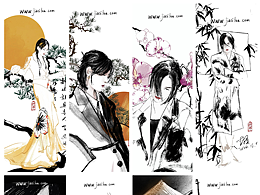 现代东方之美｜时尚水墨插画集-1