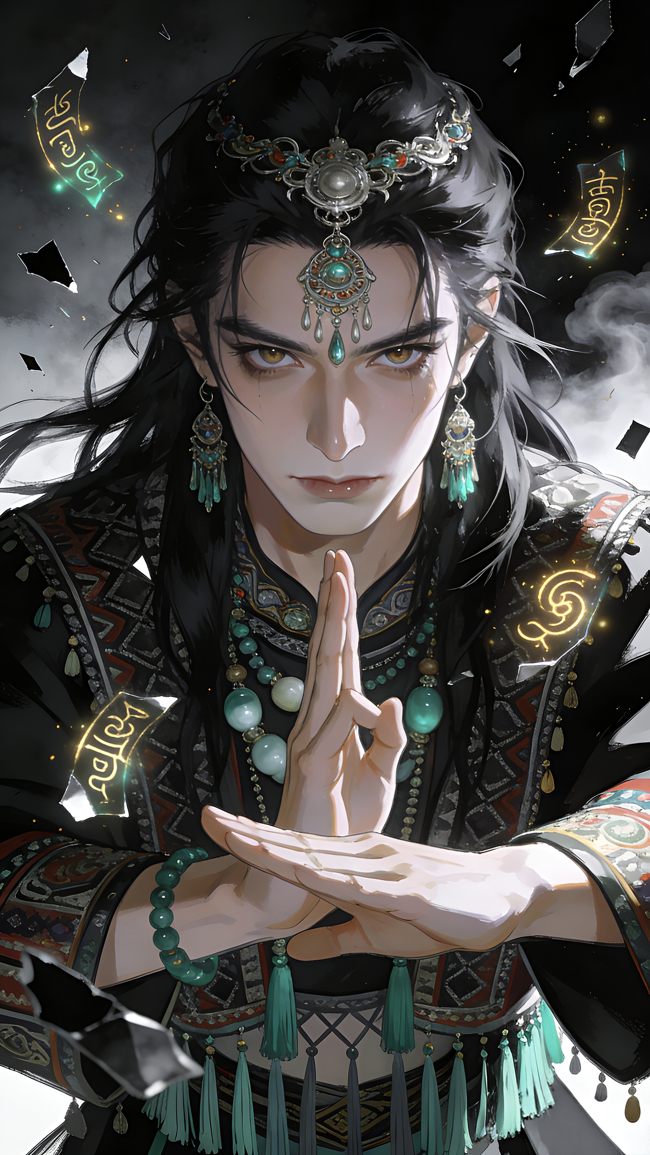 神秘大巫（图ZNDAwMzI2ODg4） - AI作品 - 站酷设计师一只肥胖的柒原创素材 - 站酷ZCOOL