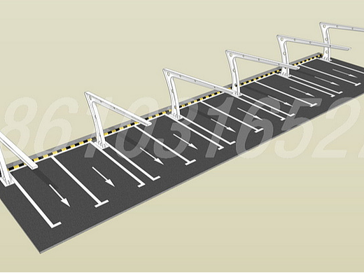 单边光伏棚安装效果图