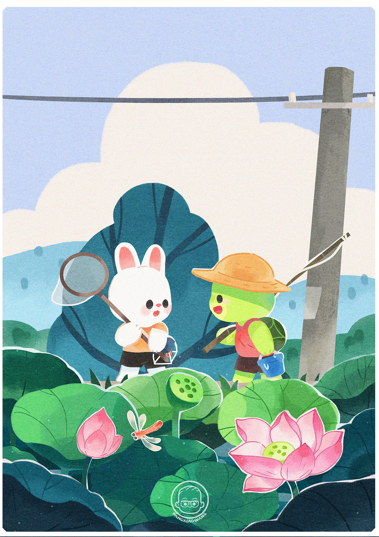 2025插画总结（图ZNDAwMzMyMTIw） - 儿童插画 - 站酷设计师w胖小王w原创素材 - 站酷ZCOOL