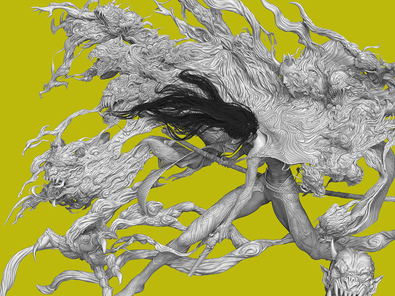 魑魅魍魉（图ZNDAwMzMzMjI4） - 人物/生物 - 站酷设计师入特数码原创素材 - 站酷ZCOOL