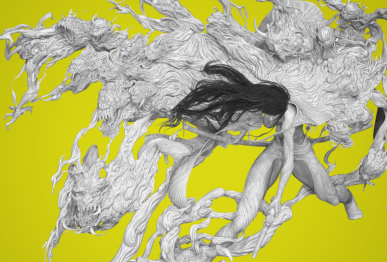 魑魅魍魉（图ZNDAwMzMzMjMy） - 人物/生物 - 站酷设计师入特数码原创素材 - 站酷ZCOOL