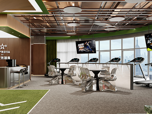 工装||健身房效果图