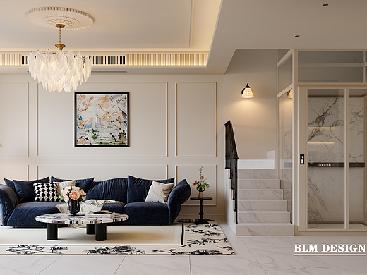 法式奶油——白龙马效果图