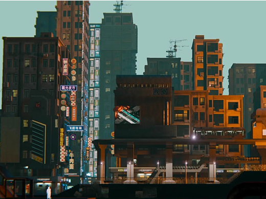 游戏场景建模渲染