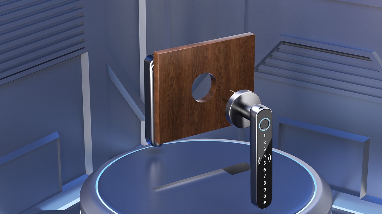 门把锁动画渲染（图ZNDAwMzQ1MzIw） - 动画/影视 - 站酷设计师三月柒寻原创素材 - 站酷ZCOOL