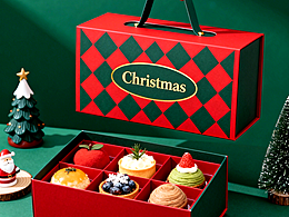 圣诞礼盒 包装礼盒 甜品包装
