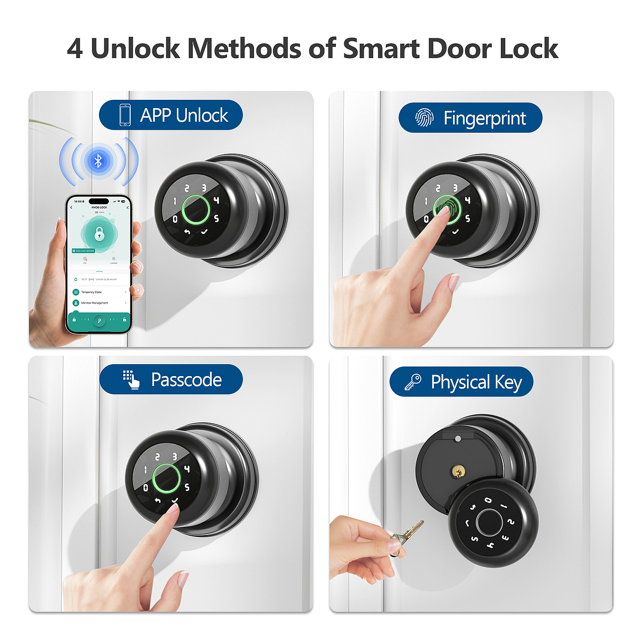 智能球锁亚马逊主图A+设计（图ZNDAwMzQ2NzU2） - 产品 - 站酷设计师三月柒寻原创素材 - 站酷ZCOOL