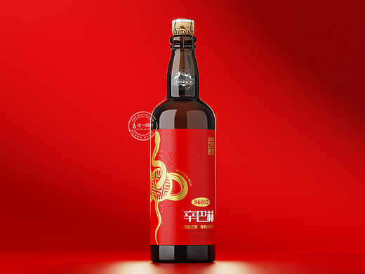 辛巴赫 x 古一设计/青云之星蛇年生肖精酿啤酒包装设计