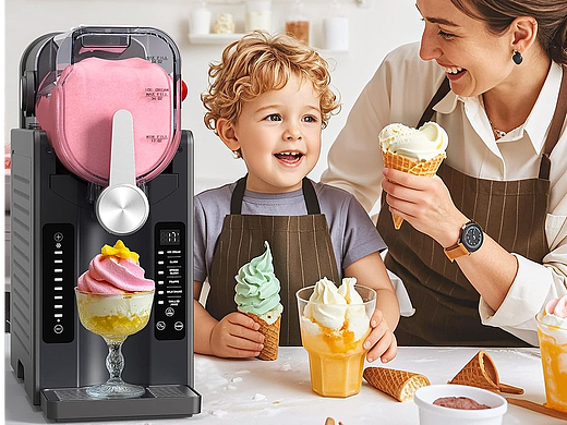 外销亚马逊冰淇淋机主/副图A+设计