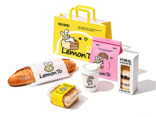 柠檬兔烘焙品牌全案设计