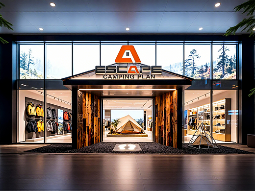<ESCAPE CAMPING PLAN 逃·计划>户外露营品牌视觉全案
