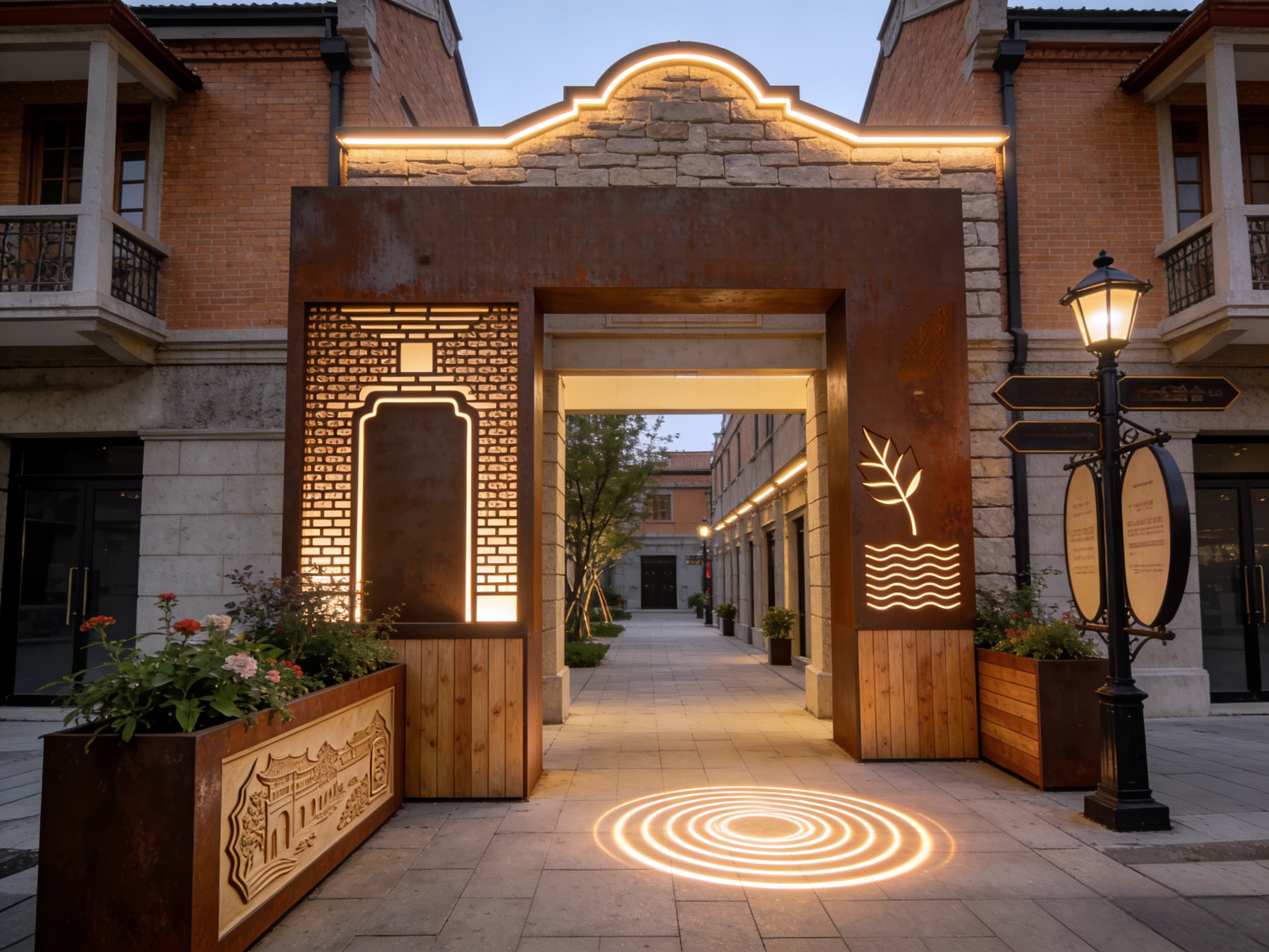 上海杭州文旅景区街区美陈氛围改造升级设计公司【力荐】