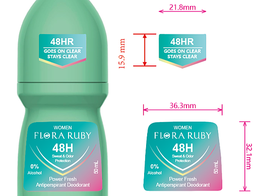 薄荷香体滚珠男女款包装设计