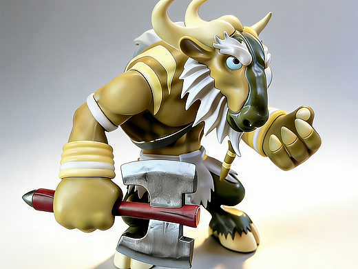 石器时代地牛头人奈宇罗手办模型