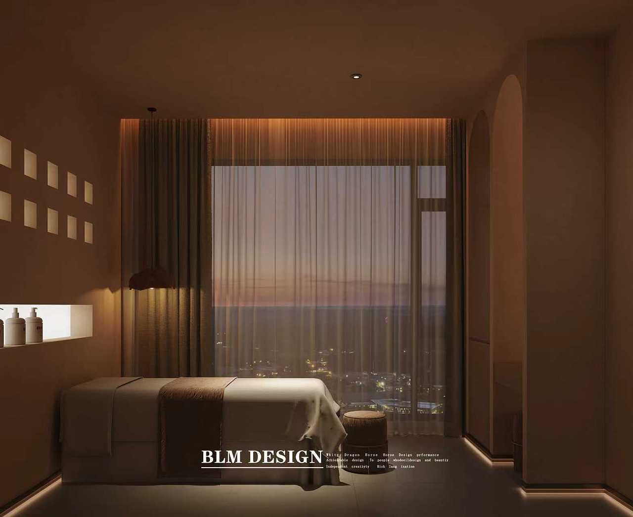 疗浴空间效果图案例