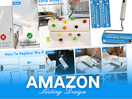 家居用品 6.3英寸滚筒-Amazon亚马逊主副图A+设计案例