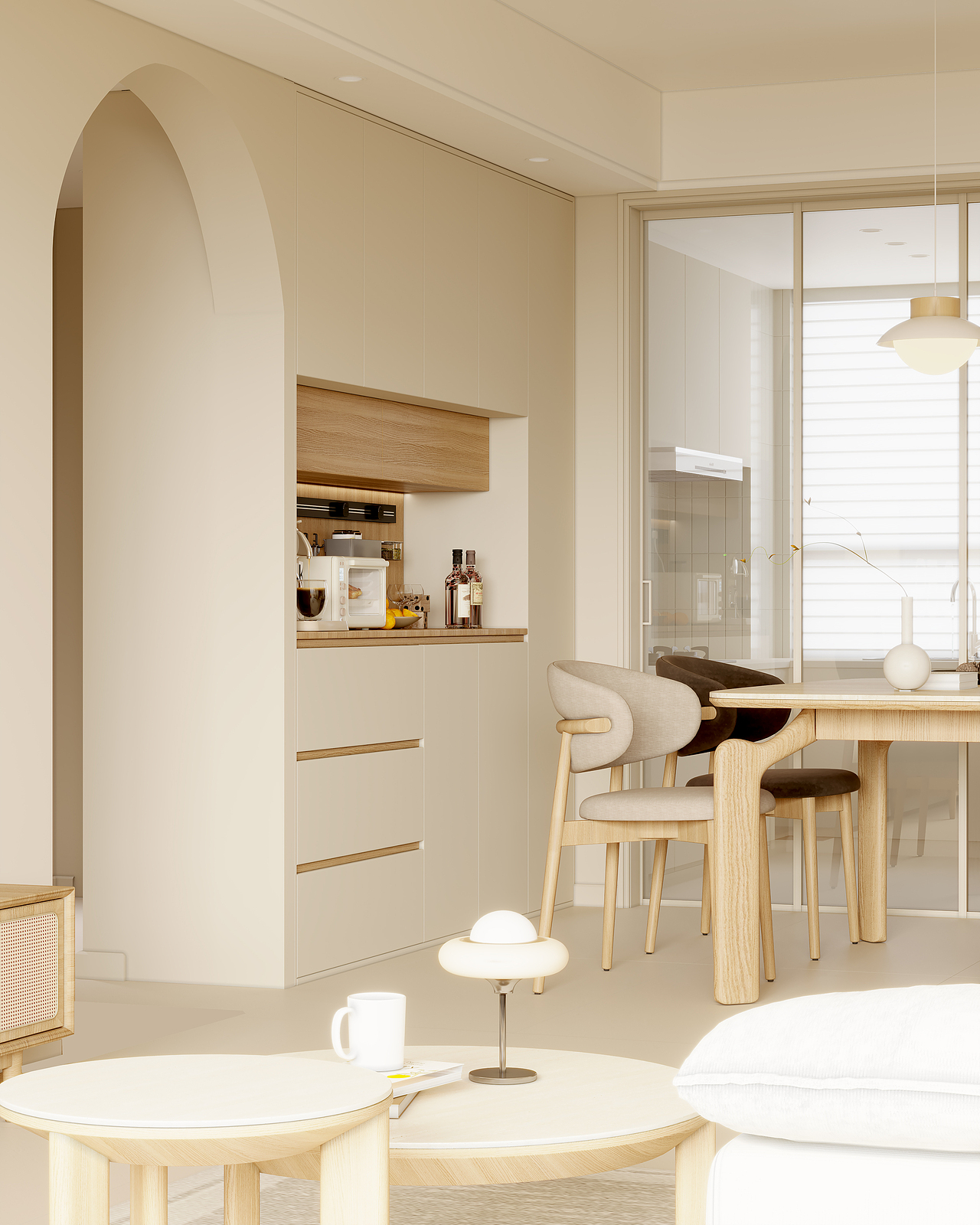 暖色原木风空间