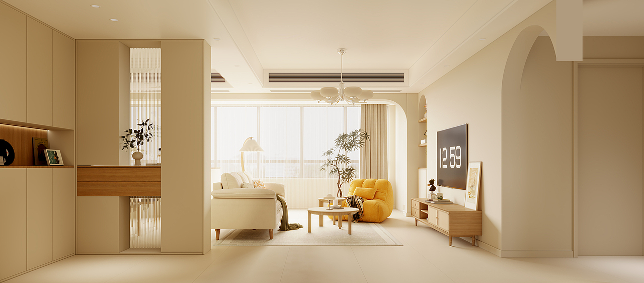 暖色原木风空间