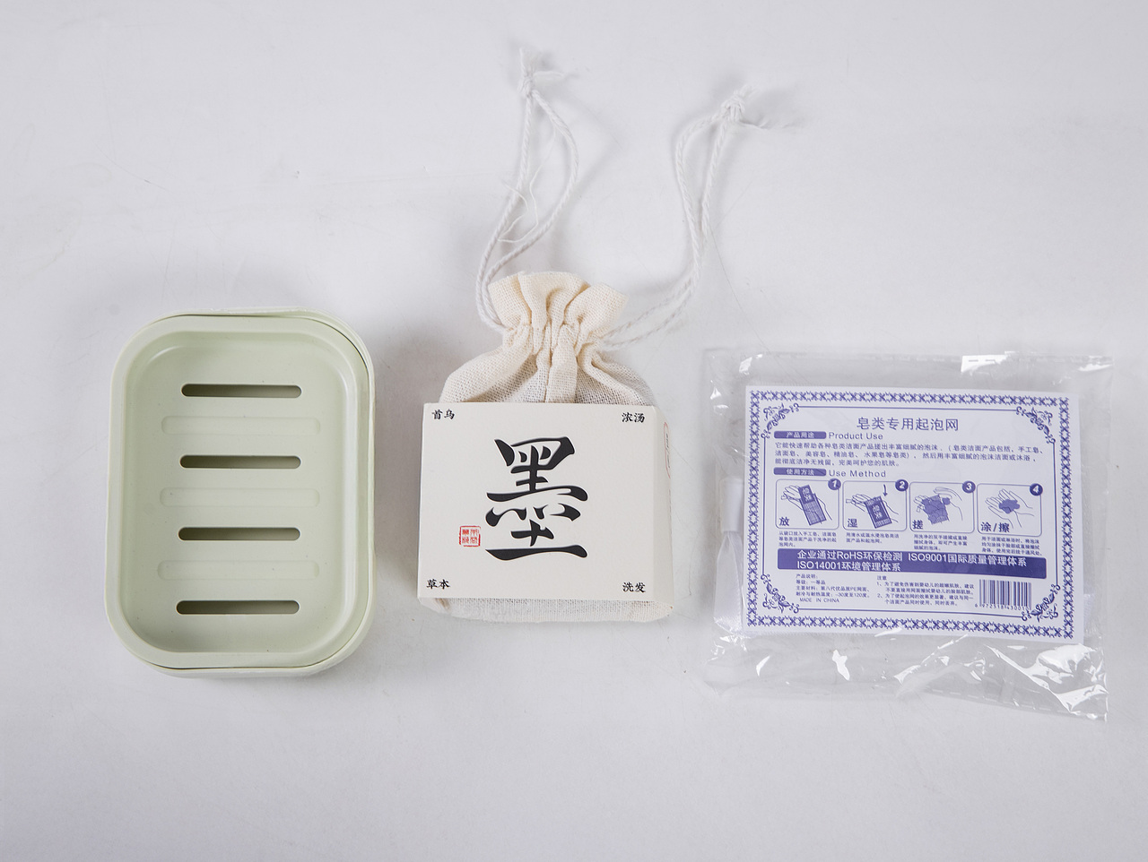 有间|墨见何首乌侧柏叶草本洗发皂