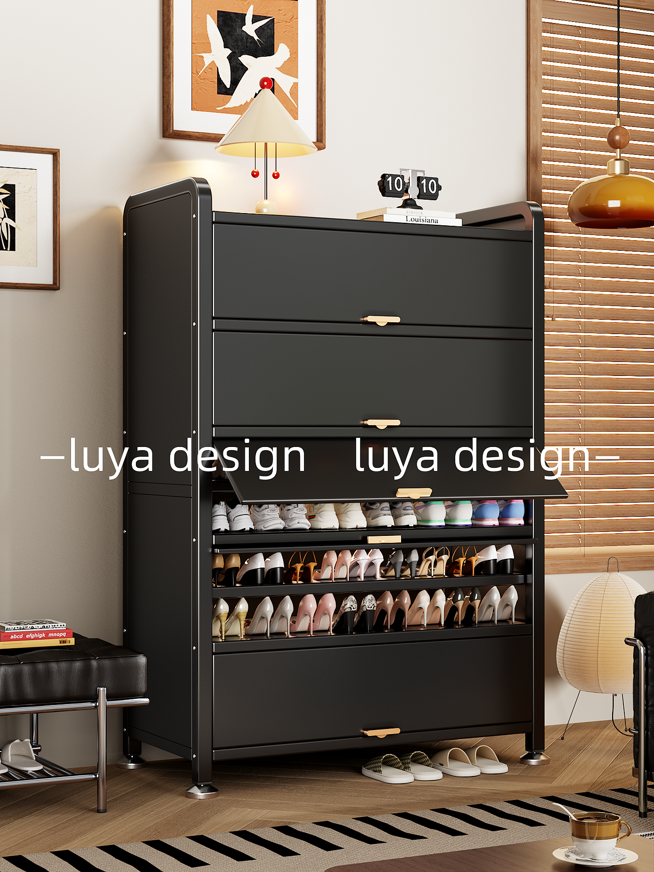 近期作品展示-翻门鞋柜（图ZNDAwMzgxNzI0） - 产品 - 站酷设计师一只鹿儿ya原创素材 - 站酷ZCOOL
