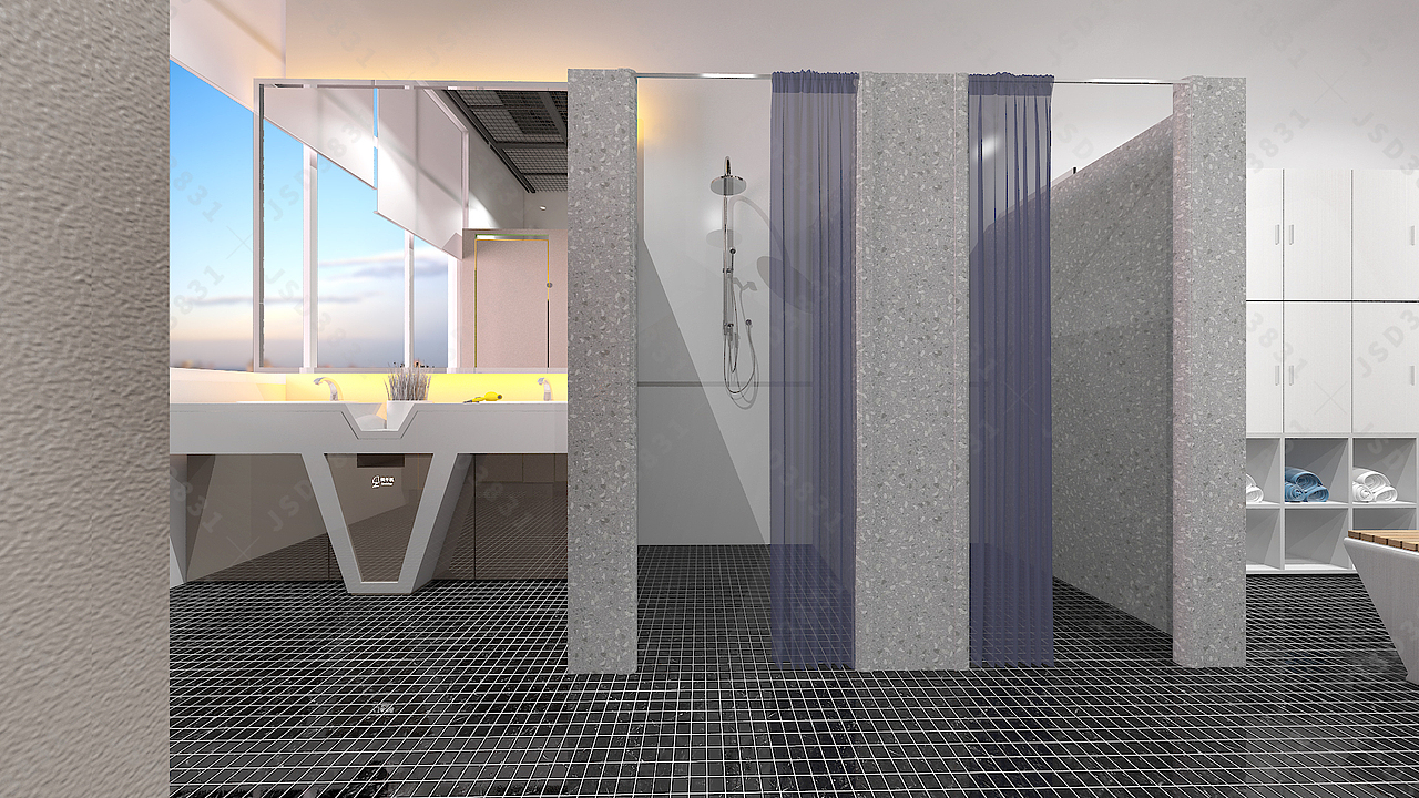 搏击馆设计,少儿搏击,武术馆设计,武术学校（图ZNDAwMzg0NDI0） - 商业空间设计 - 站酷设计师健身馆设计原创素材 - 站酷ZCOOL