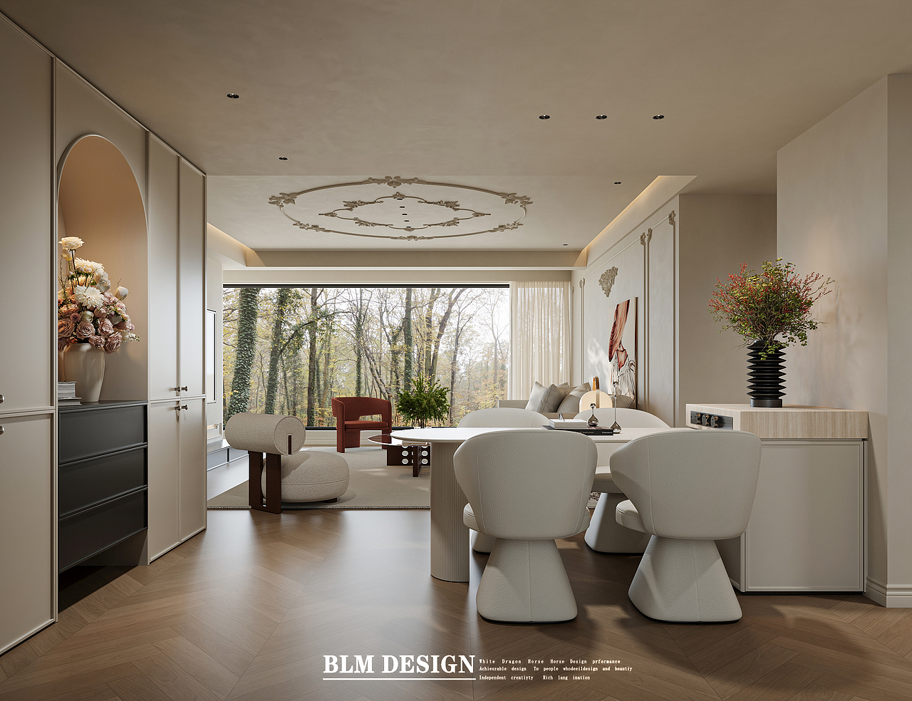 白龙马效果图-法式