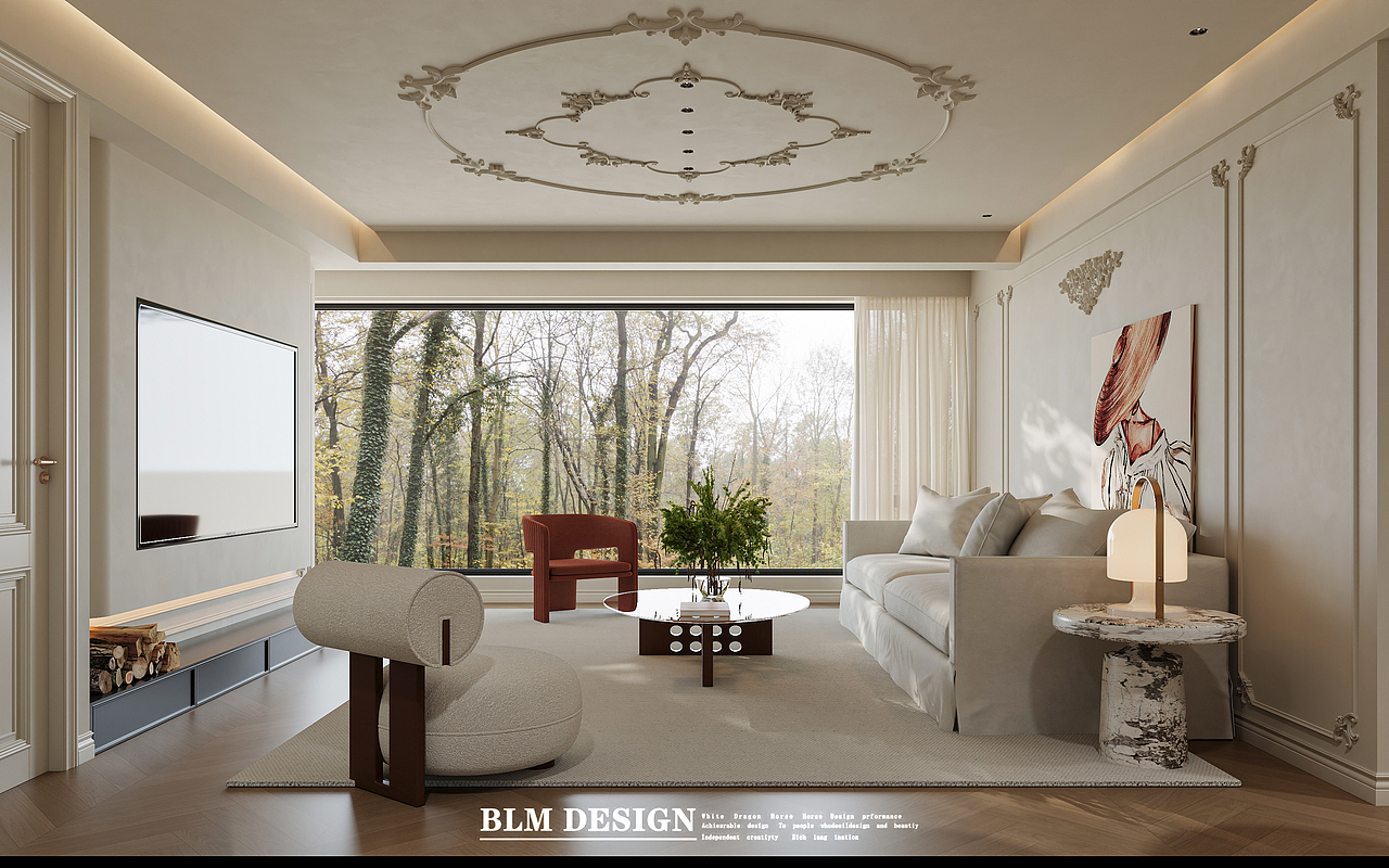 白龙马效果图-法式