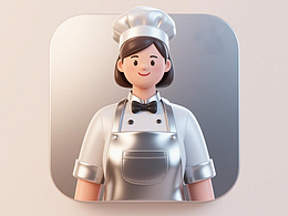 AIGC金属质感ICON