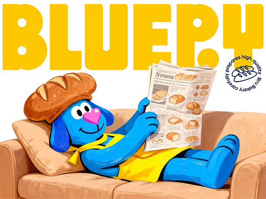 BLUERY布鲁烘焙坊 | 品牌视觉提案