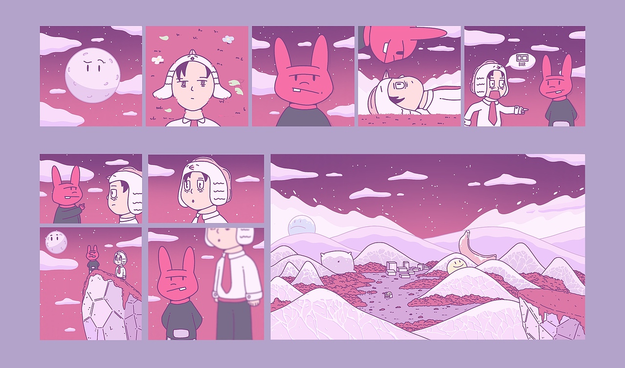 Jump Out（图ZNDAwNDA1Mjg4） - 绘本 - 站酷设计师壹2三原创素材 - 站酷ZCOOL