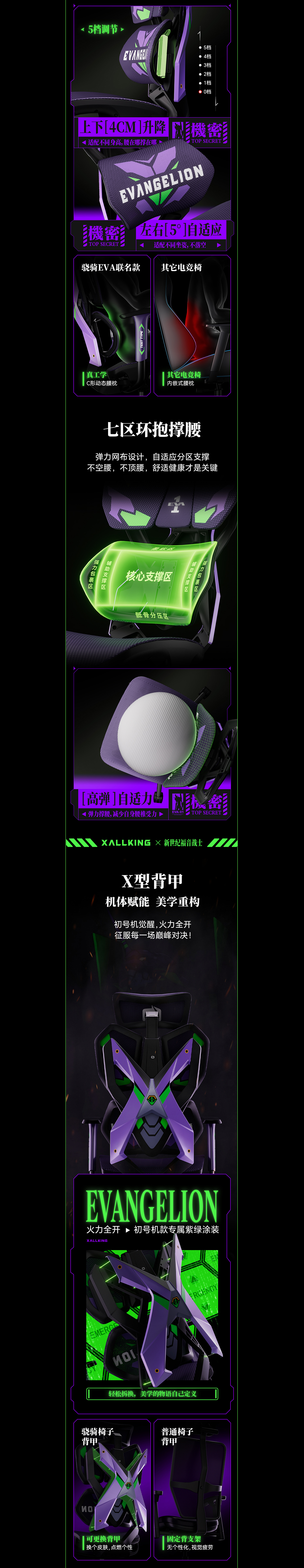 EVA联名电竞椅：把使徒威压搬进你的作战舱（图ZNDAwNDA1MzUy） - 产品 - 站酷设计师欧阳的阳原创素材 - 站酷ZCOOL