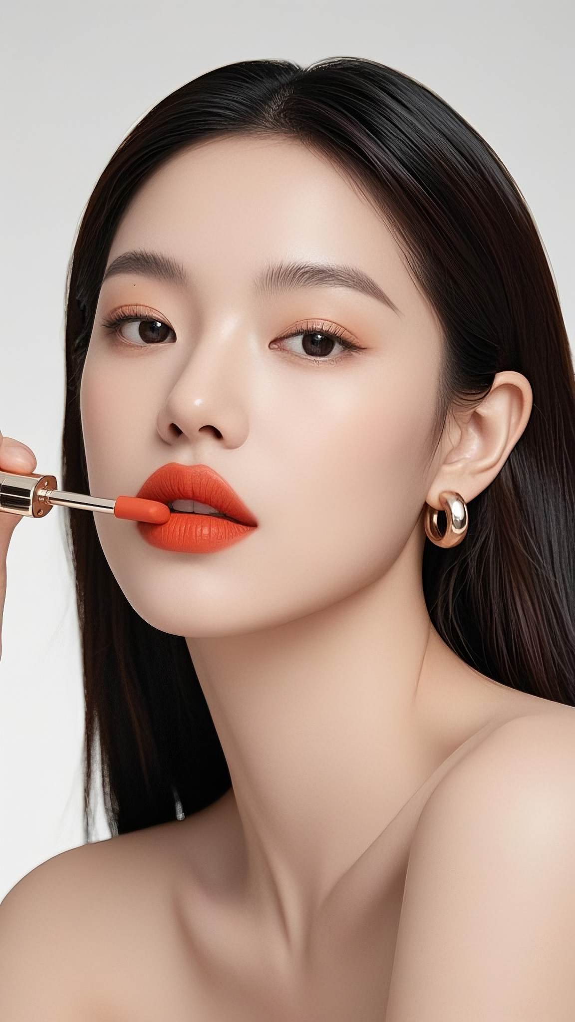 唇膏💄彩妆护肤 亚洲模特 摄影素材（图ZNDAwNDE2MzA0） - AI作品 - 站酷设计师Lily57008原创素材 - 站酷ZCOOL