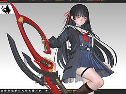 自制手办 鸣潮千咲