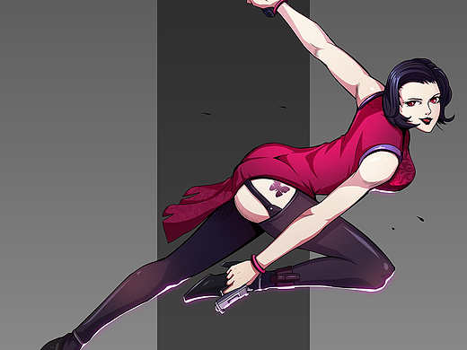 4年前的民国风独游角色概念设计稿