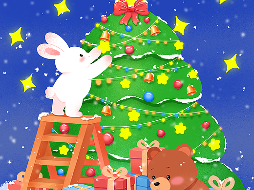 小兔的圣诞树