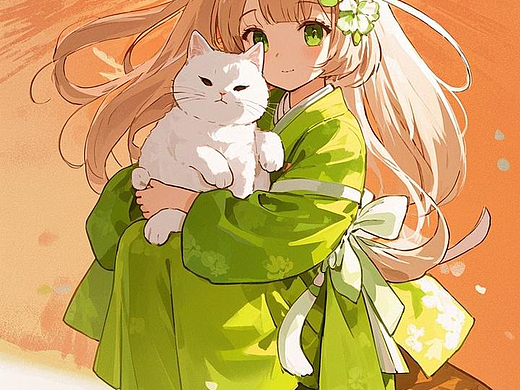 抱猫小兔娘（个人主页-ZNzI5MzgxMjA=） - AI作品 - 站酷设计师Z480555642原创素材 - 站酷ZCOOL