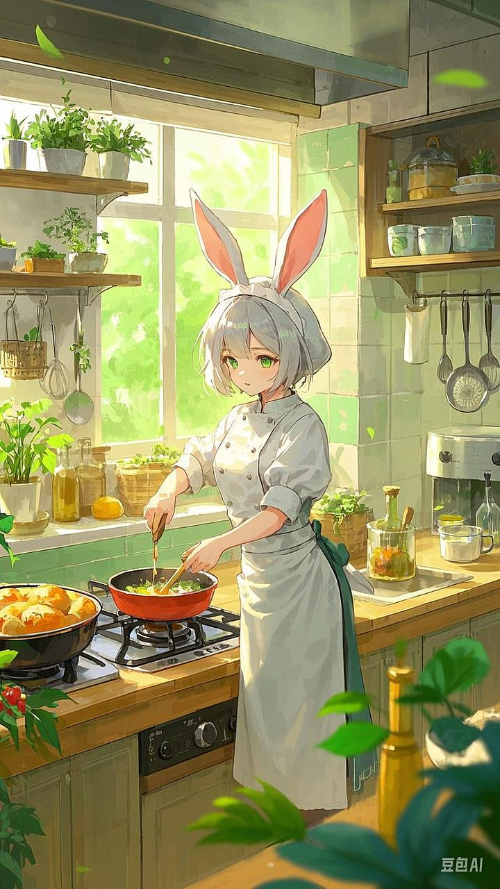 小兔娘廚娘（圖ZNDAwNDI5NTI0） - AI作品 - 站酷設(shè)計(jì)師Z480555642原創(chuàng)素材 - 站酷ZCOOL