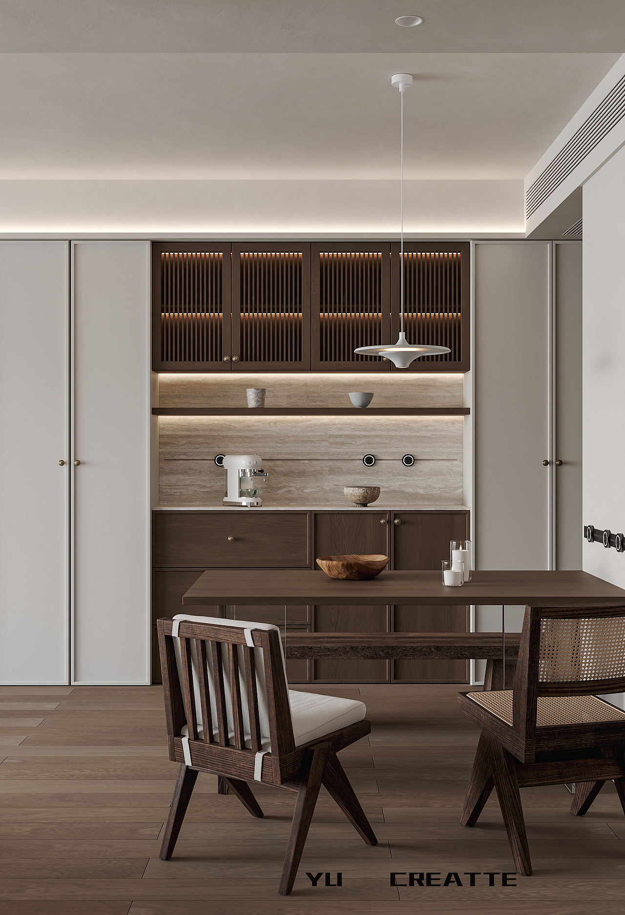 中古风客餐厅丨近期表现（图ZNDAwNDM0MzEy） - 家装设计 - 站酷设计师嘛嘛嘛原创素材 - 站酷ZCOOL