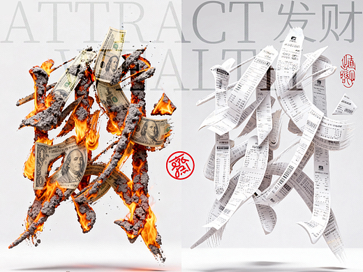 那天我把我的字交给了AI(三）—— 發財