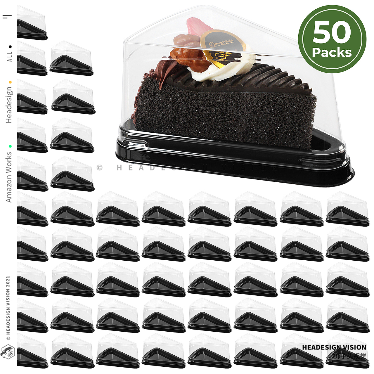 切片蛋糕保鲜盒产品拍摄_主图设计_A+页面-狮子头视觉