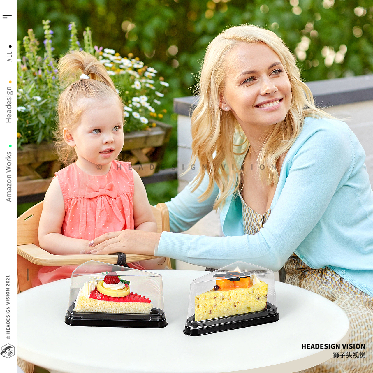 切片蛋糕保鲜盒产品拍摄_主图设计_A+页面-狮子头视觉