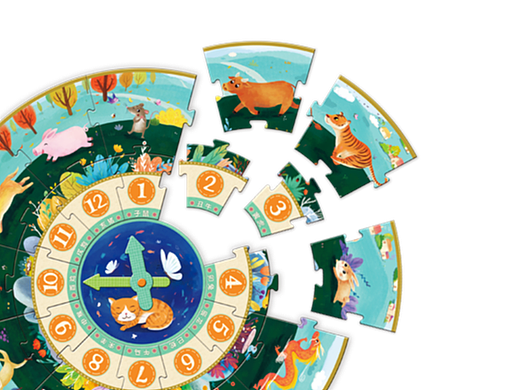 十二生肖时钟大拼图