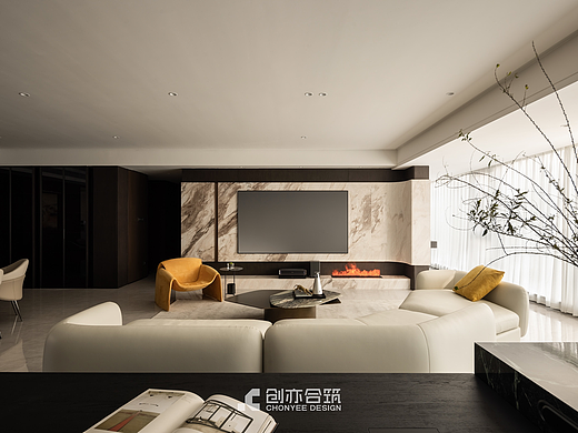 創(chuàng)亦合筑CHONYEE DESIGN｜實景·長沙招商濱江境 255平（個人主頁-ZNzI5Mzk3MzY=） - 家裝設(shè)計 - 站酷設(shè)計師創(chuàng)亦合筑全案設(shè)計原創(chuàng)素材 - 站酷ZCOOL